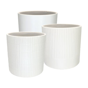 Bondi Ceramic Cover Pot - 13cm