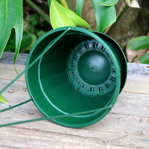 Hanging Pot Green/Black 17cm (1.5L)